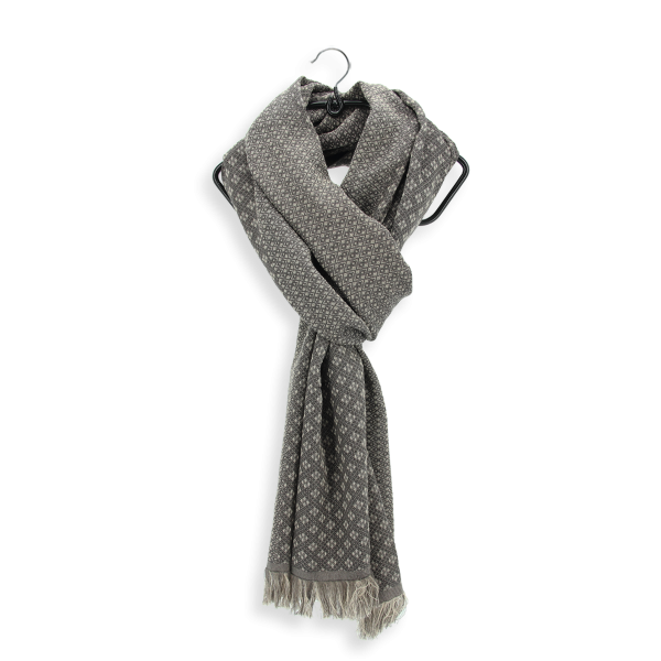 Etole-homme-cachemire-soie-coton-beige-Losange