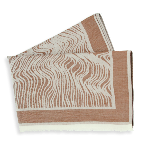 Etole-homme-cachemire-marron-Tramage