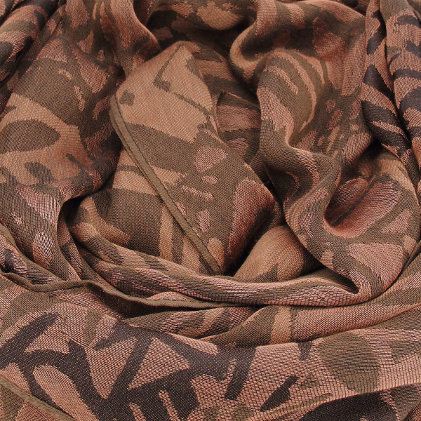 Etole-cachemire-femme-marron-Savanna
