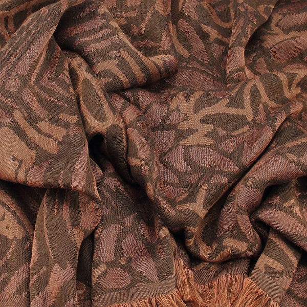 Etole-cachemire-femme-marron-Savanna