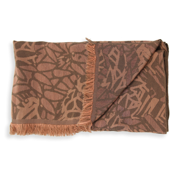 Etole-cachemire-femme-marron-Savanna