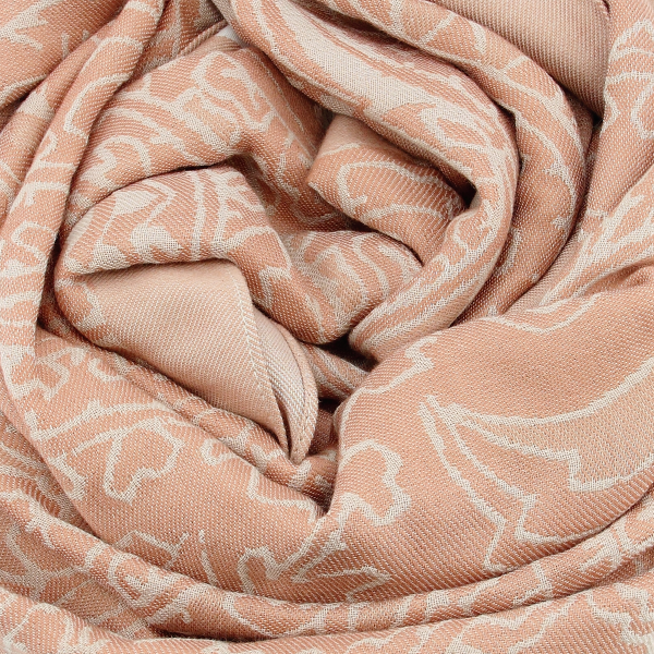 Etole-femme-cachemire-rose nude-Douceur