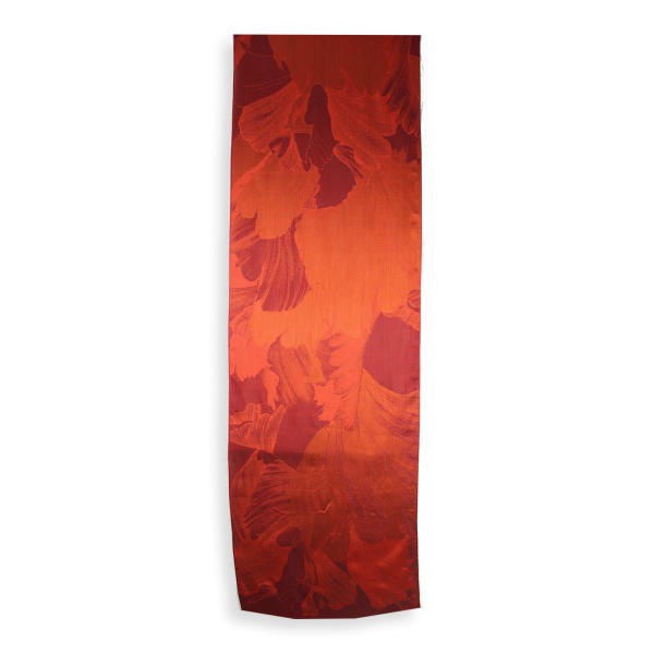Etole-cachemire-soie-femme-rouge-roux-fabriqué-en-France-Sérénade