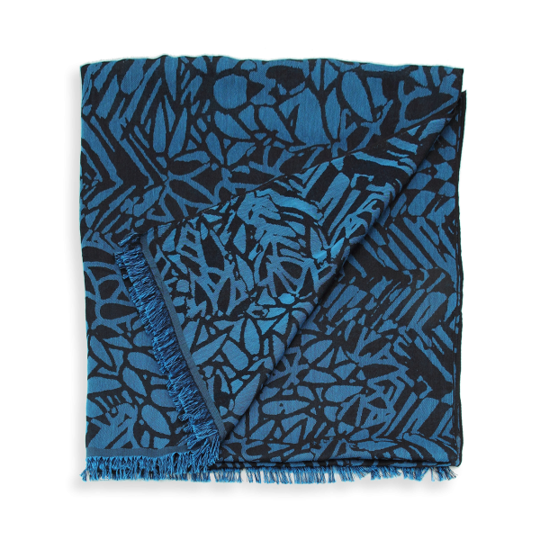 Etole-femme-cachemire-soie-bleu-marine-Savanna