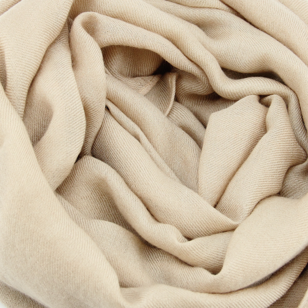 Etole-mixte-cachemire-uni-beige-Nuage