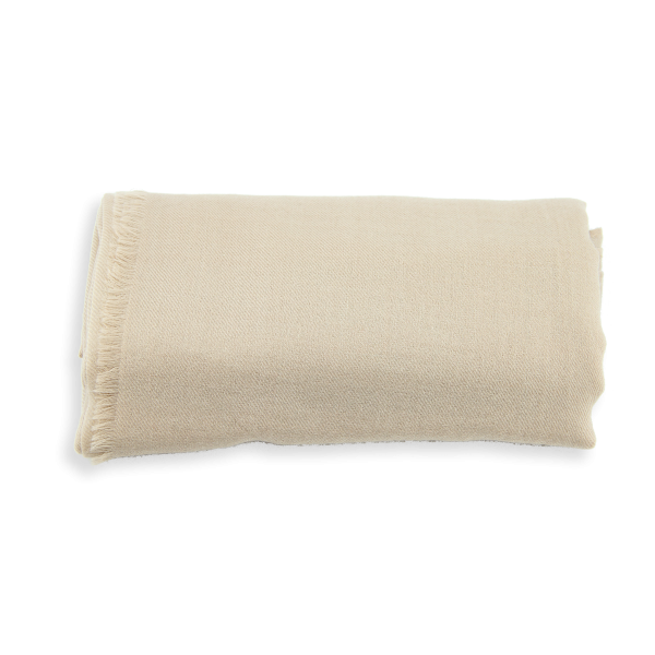 Etole-mixte-cachemire-uni-beige-Nuage