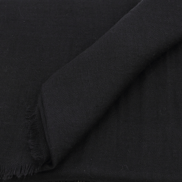Etole-mixte-cachemire-uni-noir-Nuage
