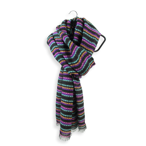 Etole-femme-multicolore-coton-laine-fabrication-française-Baobab
