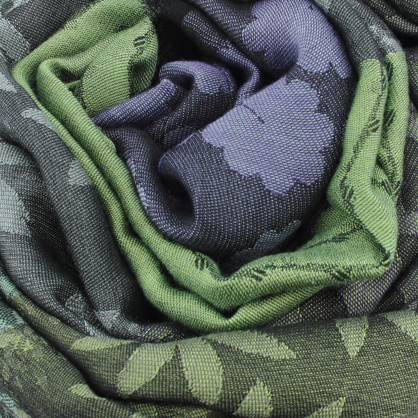 Grande-étole-femme-parme-vert-modal-coton-soie-Jeannette