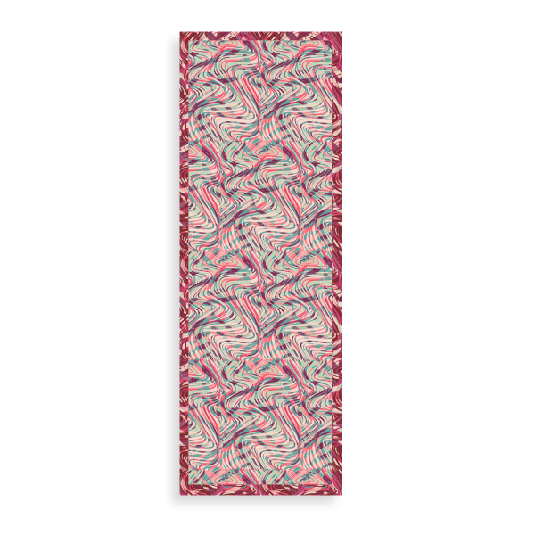 Cheche-femme-imprimé-coton-soie-rose-imprimé-Vagues