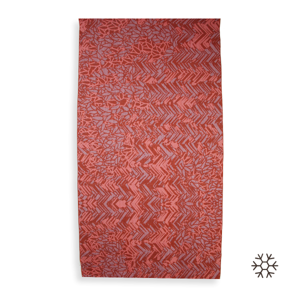 Etole-femme-laine mérinos-soie-rouge-corail-Savanna