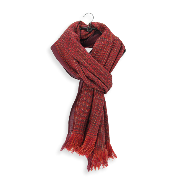 Etole-homme-laine-modal-rouge-Tweed