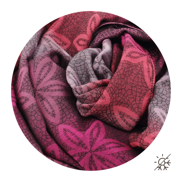 Etole-femme-100% naturelle-rose-fuchsia-boudoir ombré