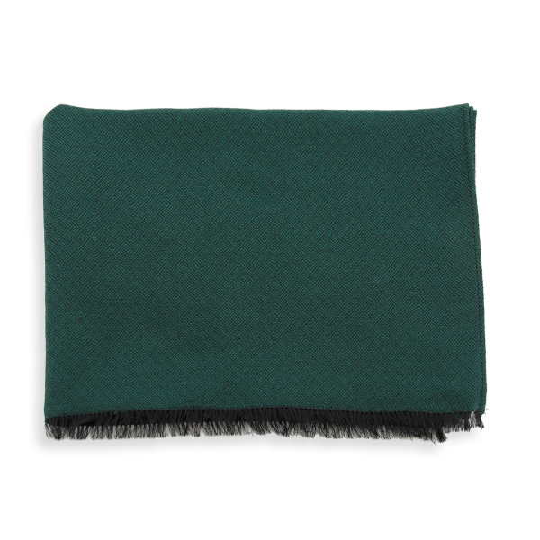 Etole-mixte-vert foncé-laine-modal-Domino