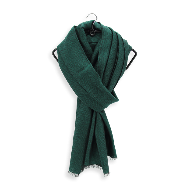 Etole-mixte-vert foncé-laine-modal-Domino