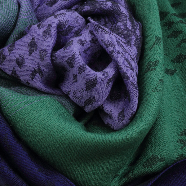 Etole-femme-delice-laine-modal-vert-violet-2A