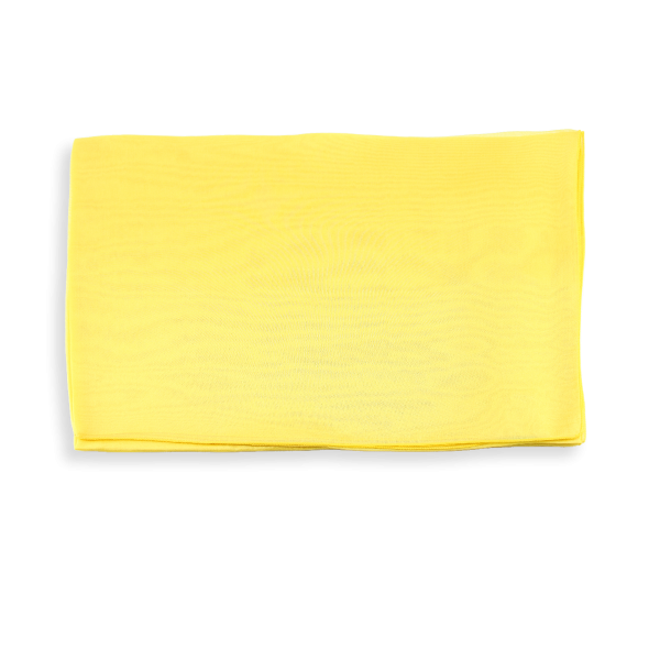 Etole-foulard-femme-mousseline-soie-jaune-soleil