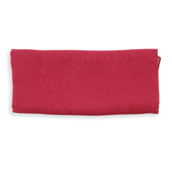 Etole mousseline soie unie fabrique en france corail