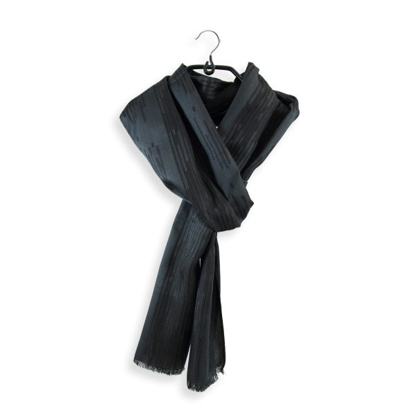 Foulard-homme-soie-vincent-vert-sapin-A