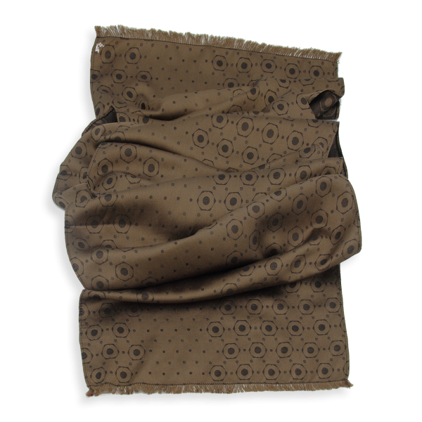 Foulard-homme-soie-beige-Denis