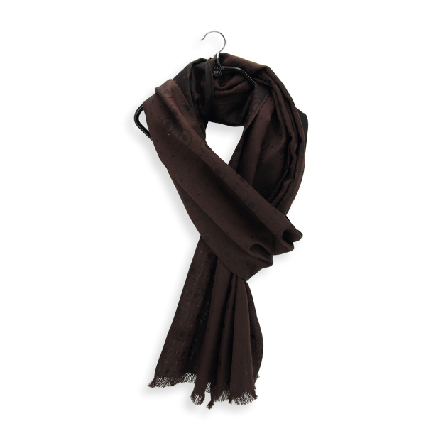 Foulard-homme-soie-chocolat-Denis