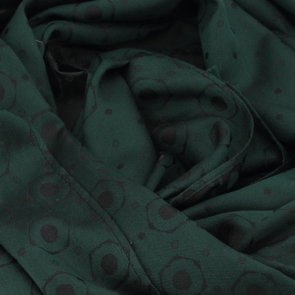 Foulard-homme-soie-vert sapin-Denis