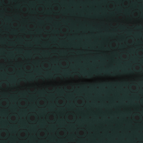 Foulard-homme-soie-vert sapin-Denis