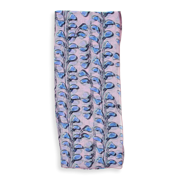 Foulard-femme-soie-CUT-rose-bleu