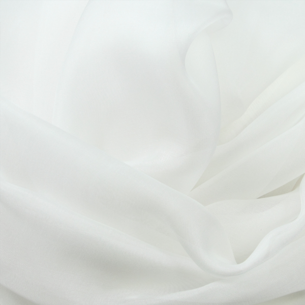 Foulard-femme-soie-mousseline-unie-blanc