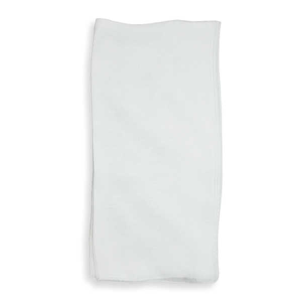 Foulard-femme-soie-mousseline-unie-blanc