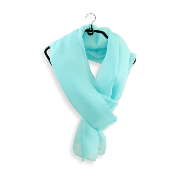 Foulard-femme-mousseline-soie-unie-bleu-aqua-803A