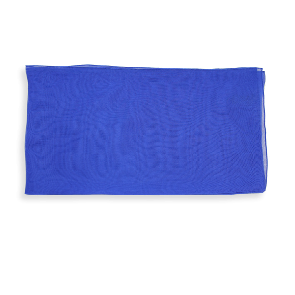 Foulard-femme-soie-mousseline-unie-bleu-royal