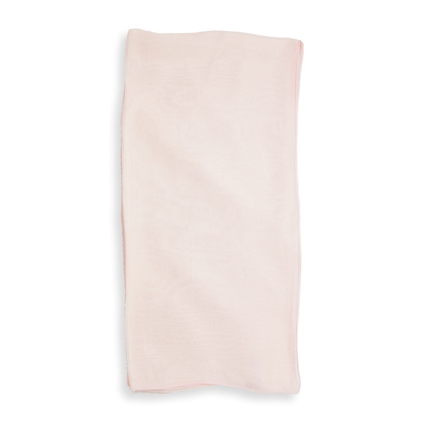 Foulard-femme-soie-unie-rose-poudre