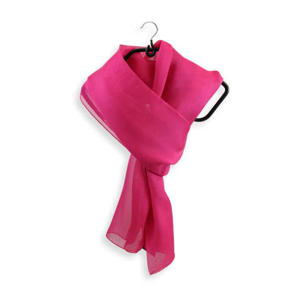 Pink fuchsia-silk-wedding-women's-airy scarf