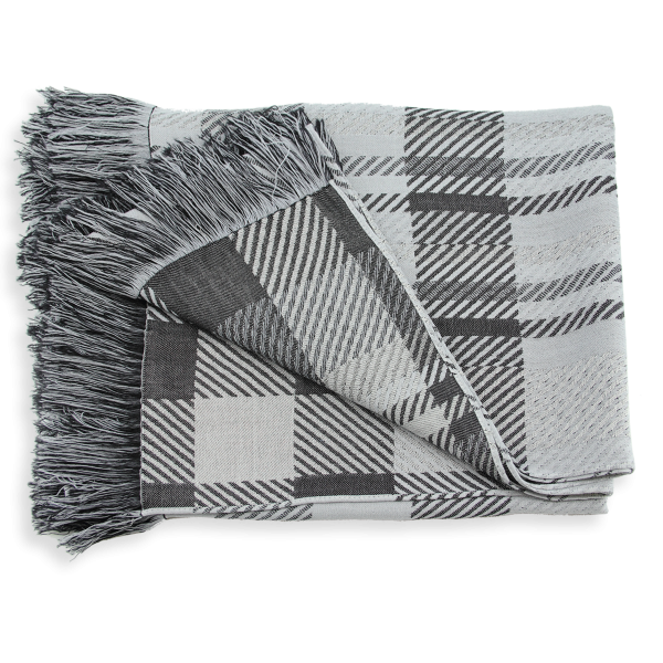 Grand-carré-femme-laine-gris-Ecossais