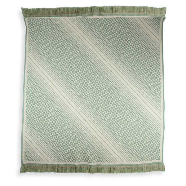 Carré de soie 90cm Kaki