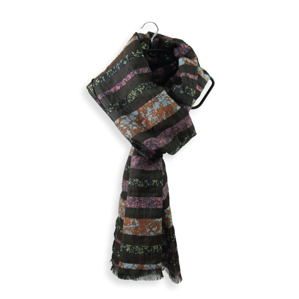 Scarf-women-merino-wool-cotton-silk-granite-brown-pink-2A