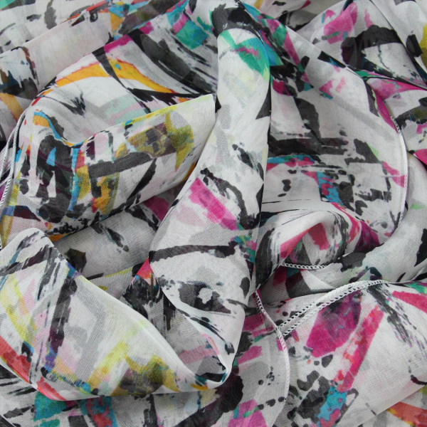 Woman-silk-scarf-printed-graff-pink-2A