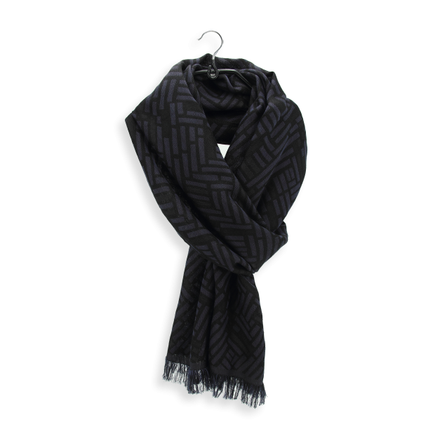 Black-night-silk-cashmere-Made-in-France-stole-Wand