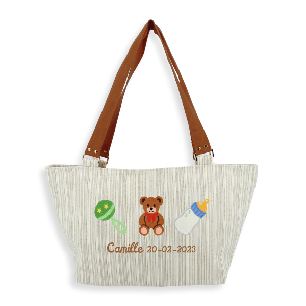 Personalizable diaper bag - Camille