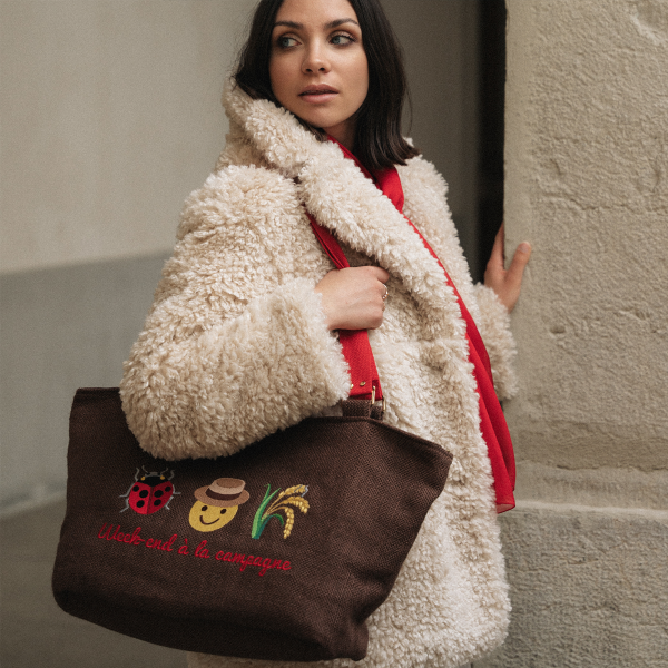 personalizable tote bag - ladybug