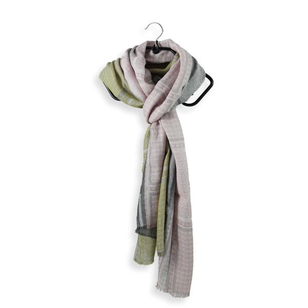 Woman-stole-cotton-modal-grey-pink-Freesia-2A