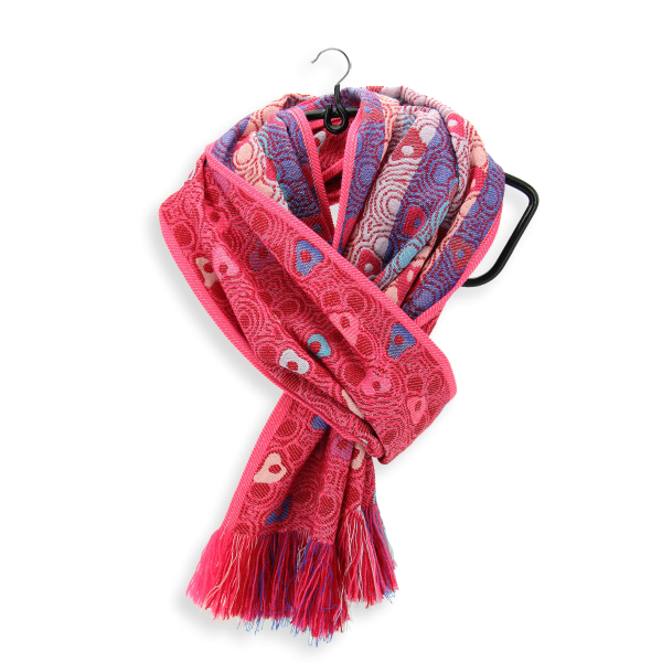 Fun-pink-wool-children’s-scarf