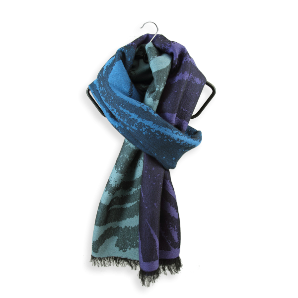 Over size-stole-man-woman-wool-merino-modal-blue-purple-Esprit