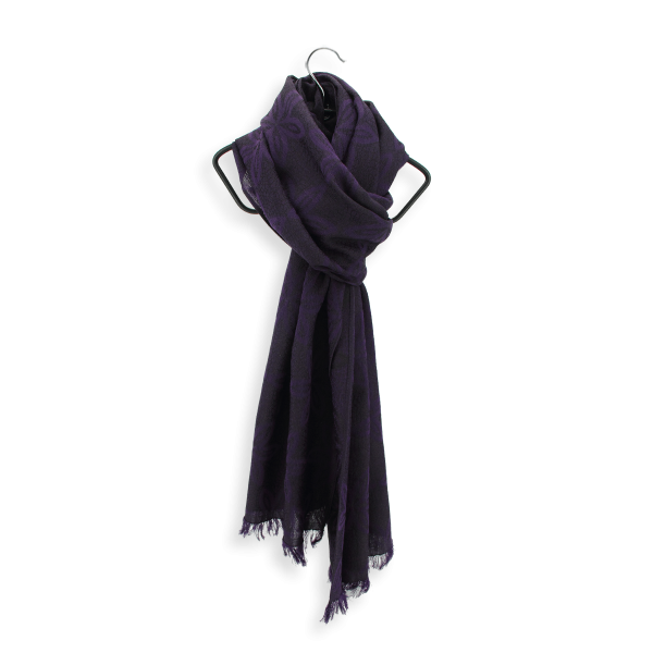 Purple-100% natural-women’s-scarf-Boudoir