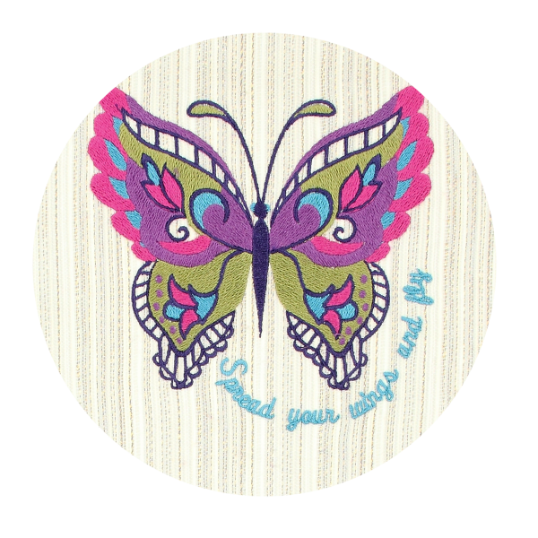 sac bandoulière-tissé-brodé-femme-butterfly-or