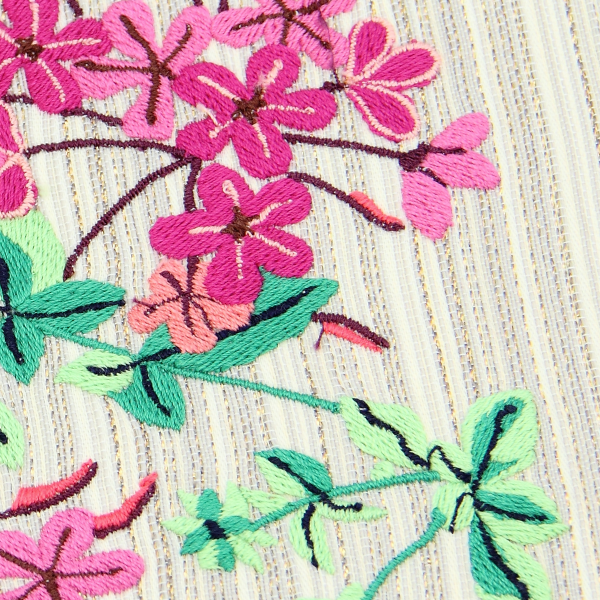 sac bandoulière-tissé-brodé-femme-hortensia-or