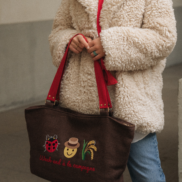 sac cabas personnalisable - coccinelle