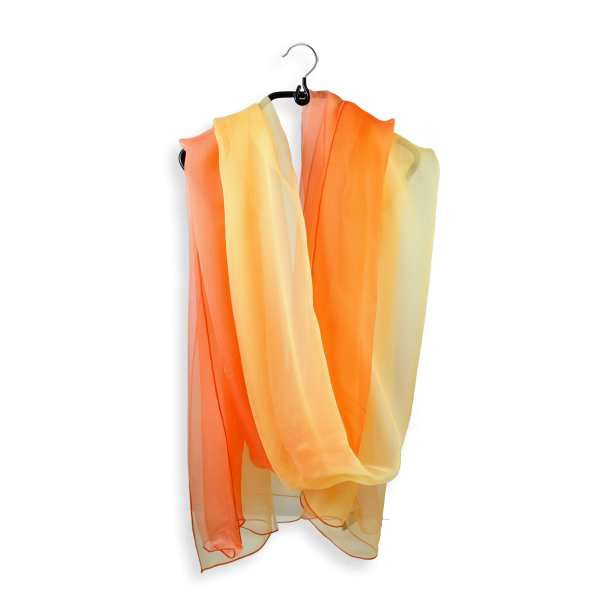 shaded-orange-yellow-silk-wedding-women’s-stole
