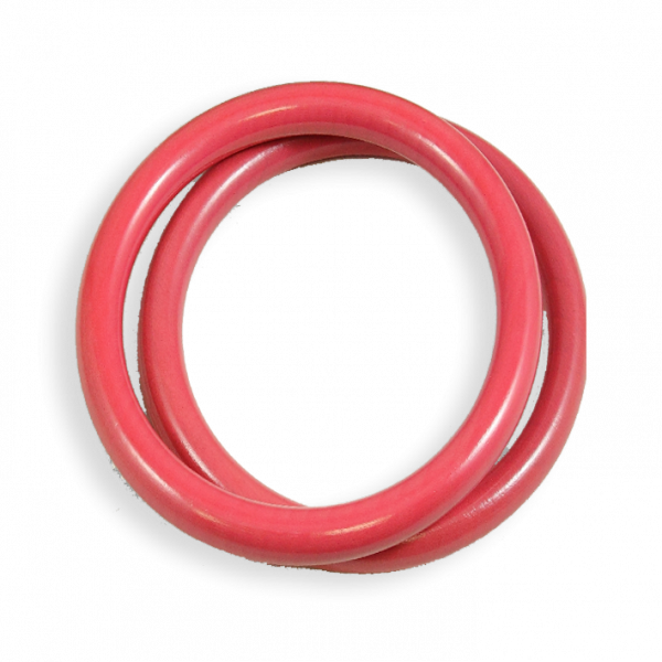 rings in beech made in france pink coral